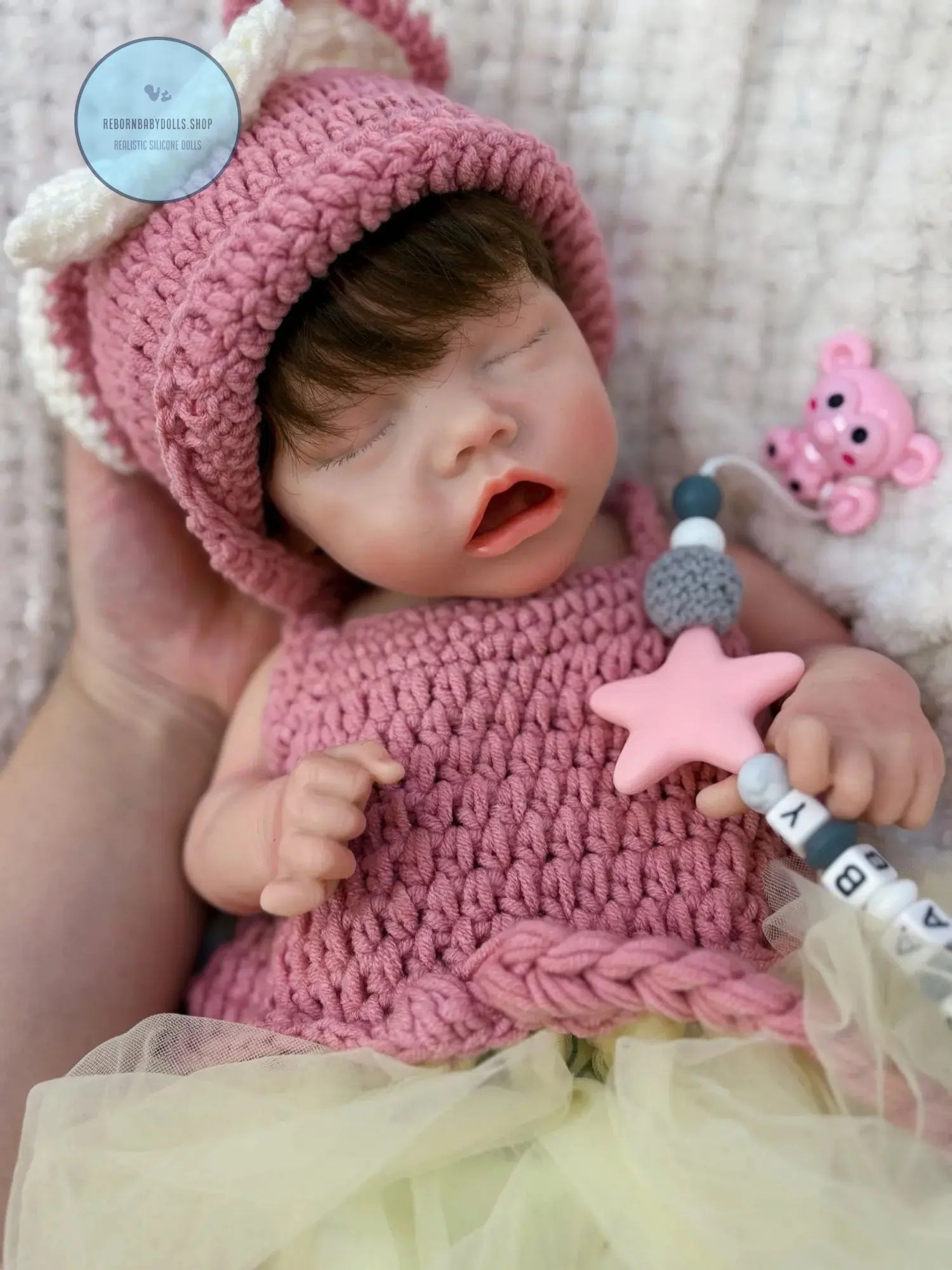 Image of Reborn Baby Dolls Reborn Twins Girl 18Inch Waterproof Full Silicone