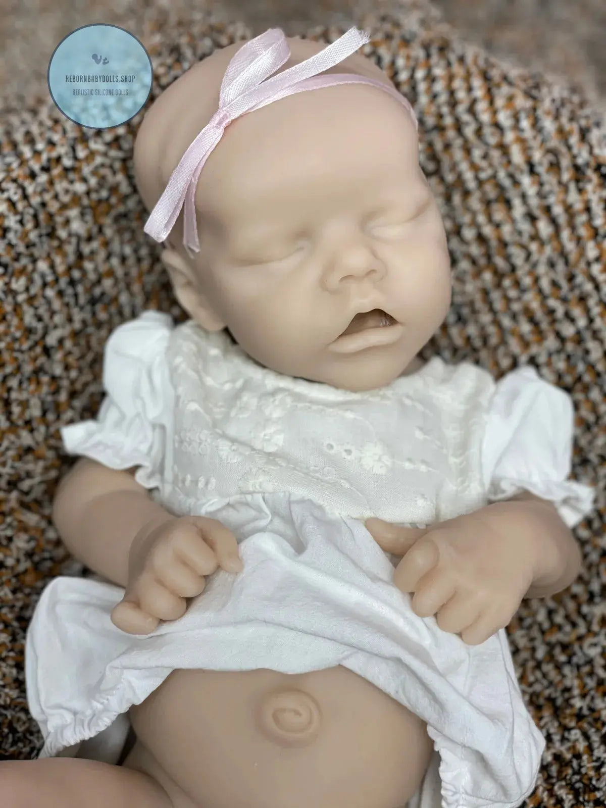 Image of Reborn Baby Dolls Reborn Twins Girl 18Inch Waterproof Full Silicone