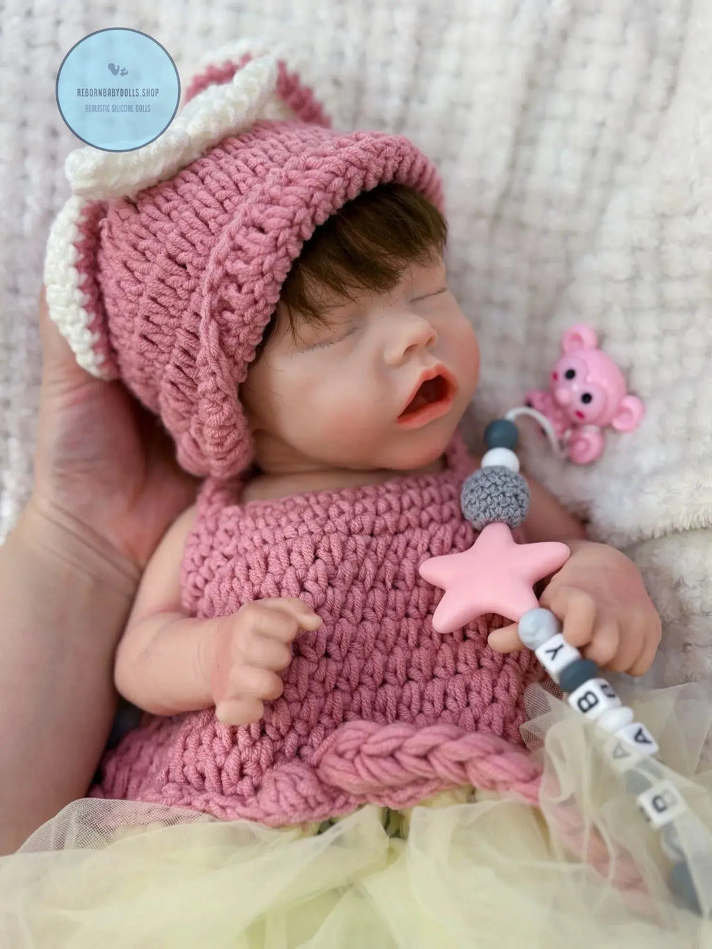 Image of Reborn Baby Dolls Reborn Twins Girl 18Inch Waterproof Full Silicone