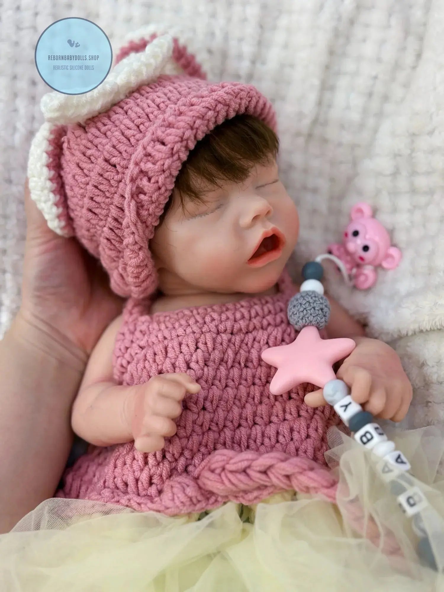 Image of Reborn Baby Dolls Reborn Twins Girl 18Inch Waterproof Full Silicone