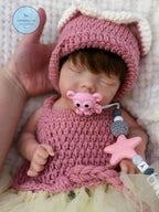 Image of Reborn Baby Dolls Reborn Twins Girl 18Inch Waterproof Full Silicone