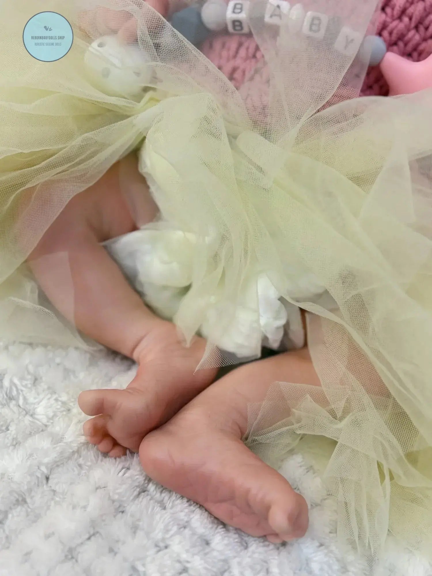 Image of Reborn Baby Dolls Reborn Twins Girl 18Inch Waterproof Full Silicone