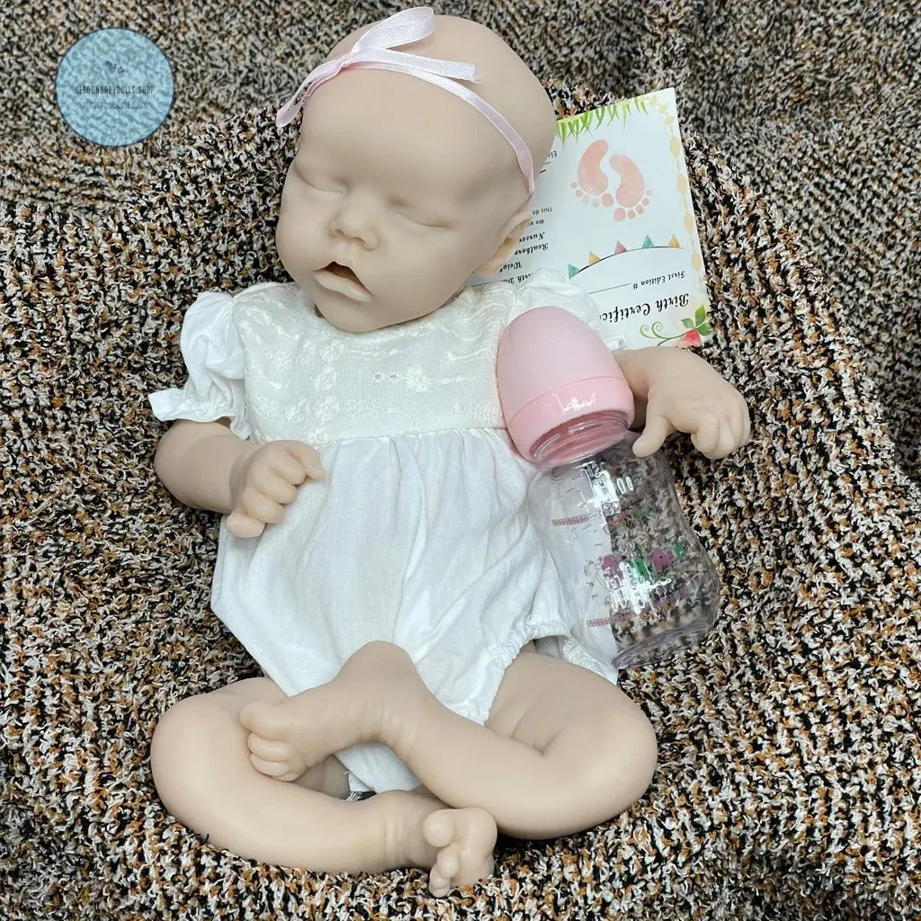 Image of Reborn Baby Dolls Reborn Twins Girl 18Inch Waterproof Full Silicone