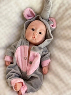 Image of Reborn Baby Dolls Saskia 10 Inch Full Body Silicone Reborn Baby Boy