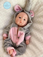 Image of Reborn Baby Dolls Saskia 10 Inch Full Body Silicone Reborn Baby Boy