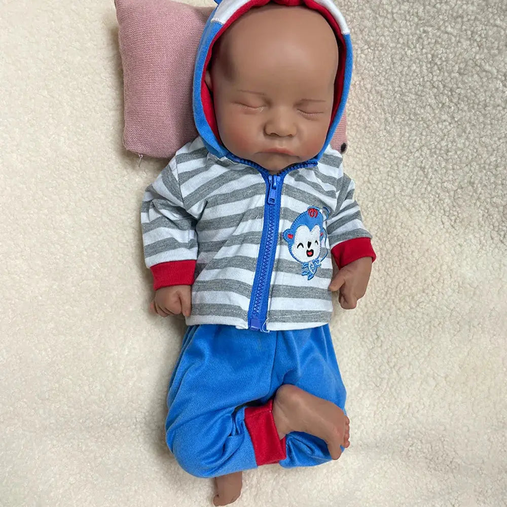 Image of Reborn Baby Dolls Silicone Newborn 2.6Kg Realistic Soft 18 Inch 44Cm