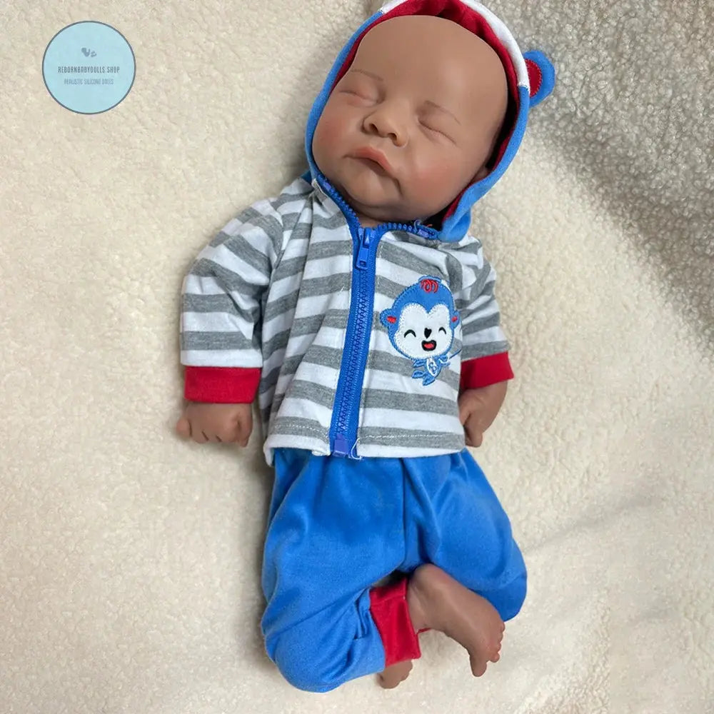 Image of Reborn Baby Dolls Silicone Newborn 2.6Kg Realistic Soft 18 Inch 44Cm