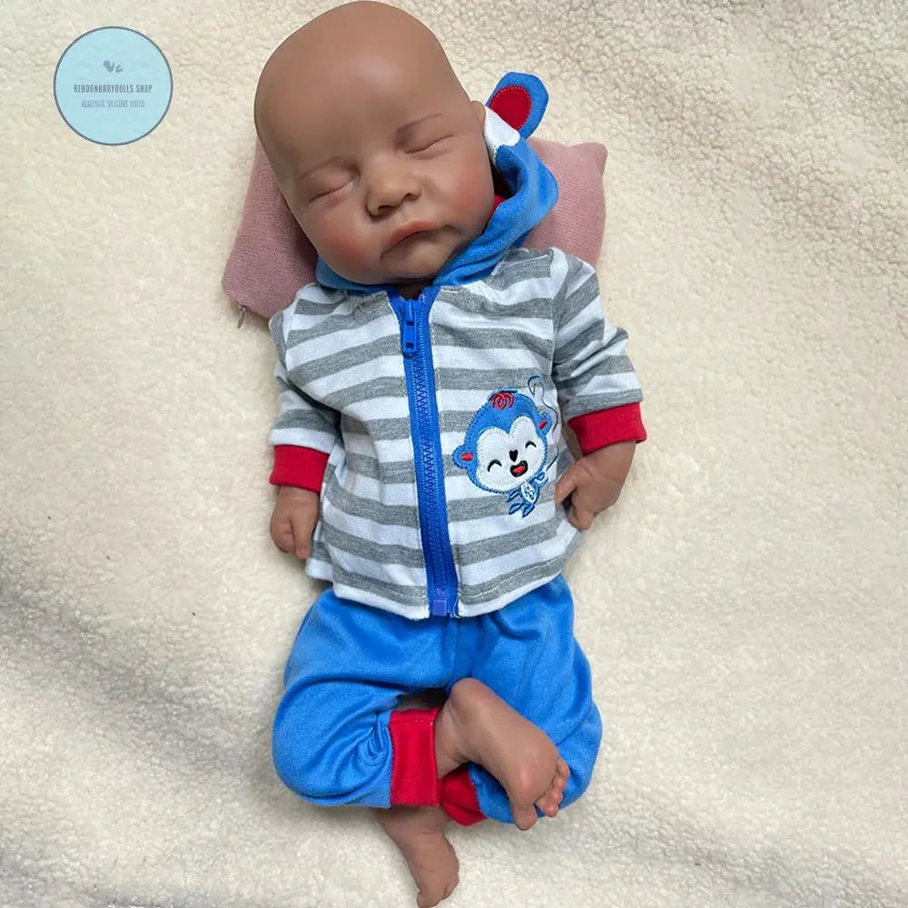 Image of Reborn Baby Dolls Silicone Newborn 2.6Kg Realistic Soft 18 Inch 44Cm