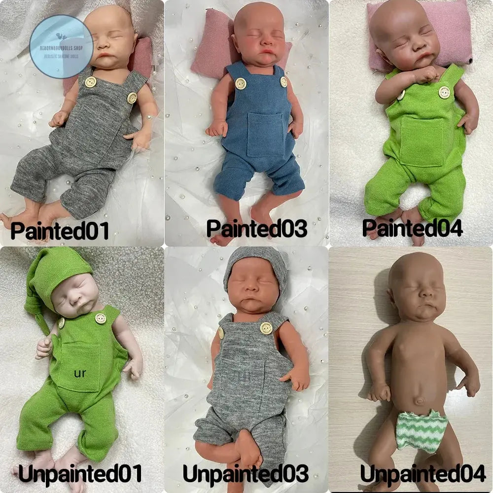 Image of Reborn Baby Dolls Silicone Newborn 2.6Kg Realistic Soft 18 Inch 44Cm