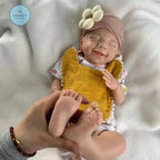 Image of Reborn Baby Dolls Soft Lifelike Silicone Reborn Baby Girl 45Cm