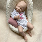 Image of Reborn Baby Dolls Soft Lifelike Silicone Reborn Baby Girl 45Cm