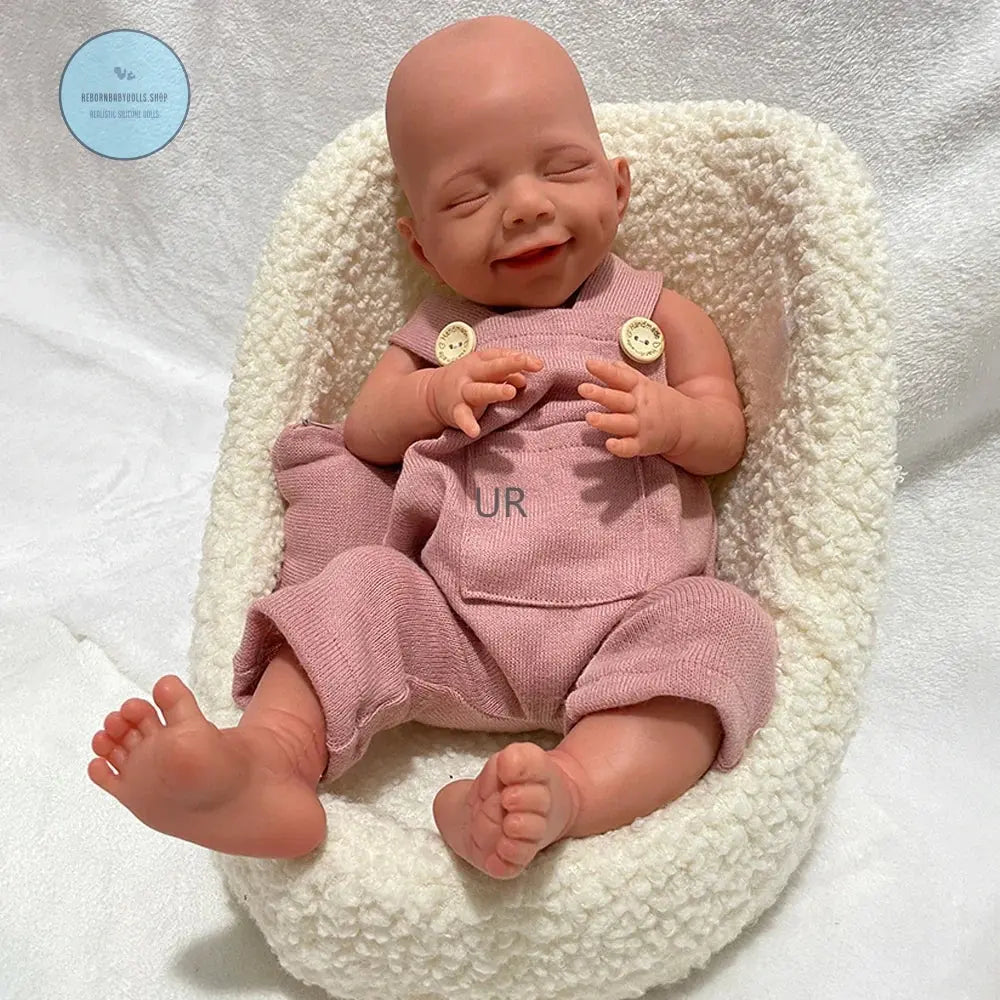 Image of Reborn Baby Dolls Soft Lifelike Silicone Reborn Baby Girl 45Cm