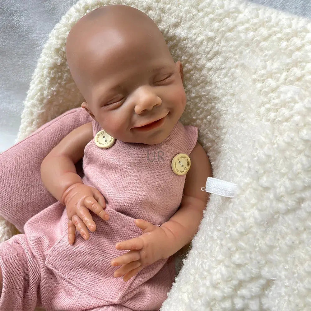Image of Reborn Baby Dolls Soft Lifelike Silicone Reborn Baby Girl 45Cm