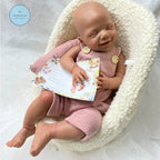 Image of Reborn Baby Dolls Soft Lifelike Silicone Reborn Baby Girl 45Cm