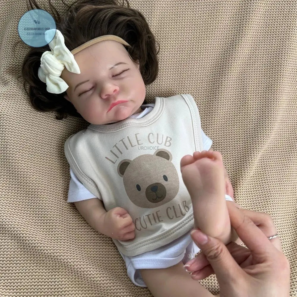 Image of Reborn Baby Dolls Soft Lifelike Silicone Reborn Baby Girl 50Cm