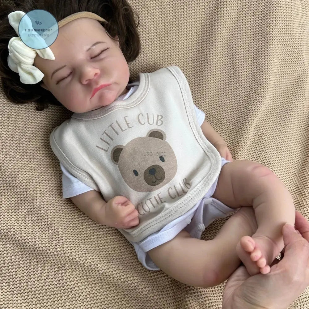 Image of Reborn Baby Dolls Soft Lifelike Silicone Reborn Baby Girl 50Cm