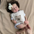 Image of Reborn Baby Dolls Soft Lifelike Silicone Reborn Baby Girl 50Cm