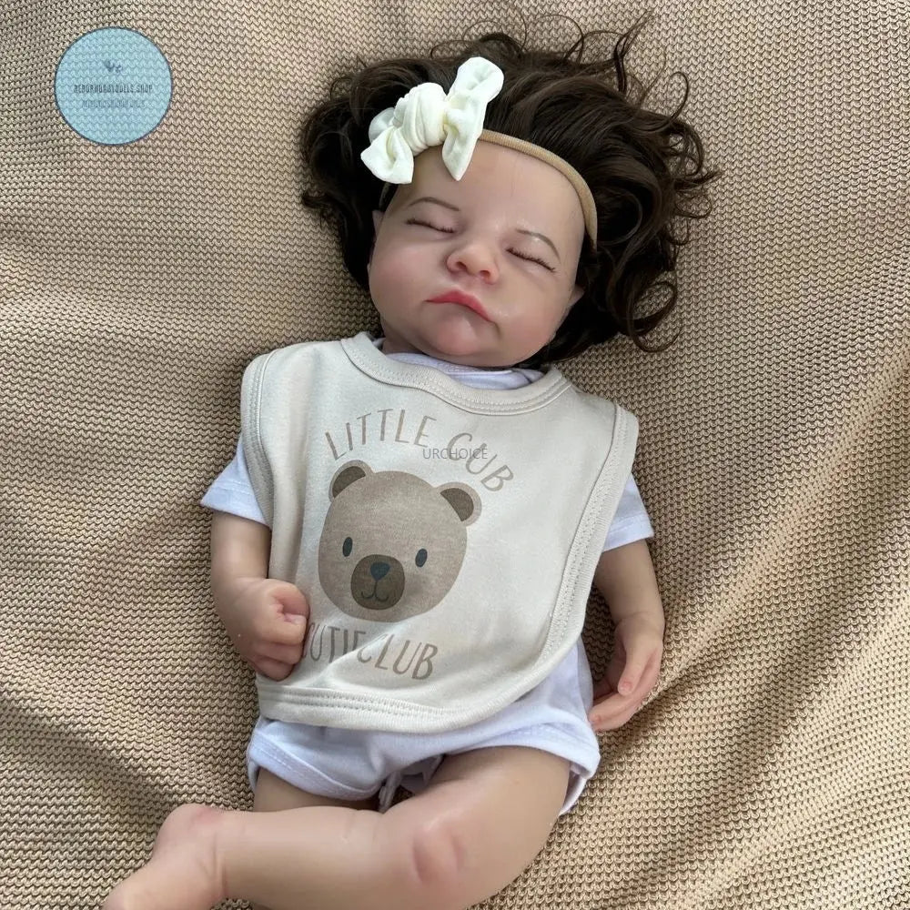 Image of Reborn Baby Dolls Soft Lifelike Silicone Reborn Baby Girl 50Cm