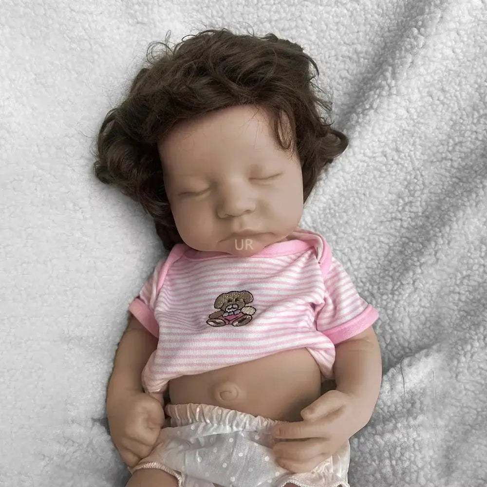 Image of Reborn Baby Dolls Soft Lifelike Silicone Reborn Baby Girl 50Cm