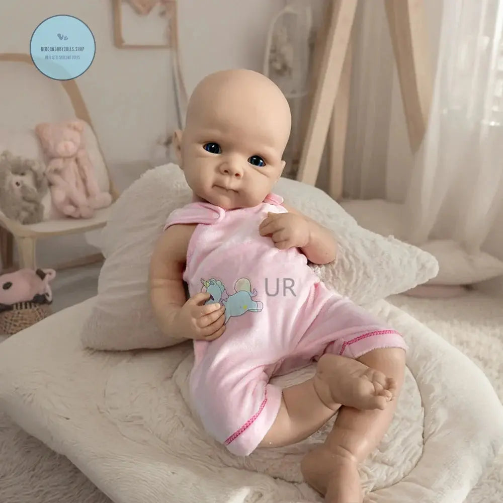 Image of Reborn Baby Dolls Unpainted 19" 100% Solid Platinum Silicone Reborn