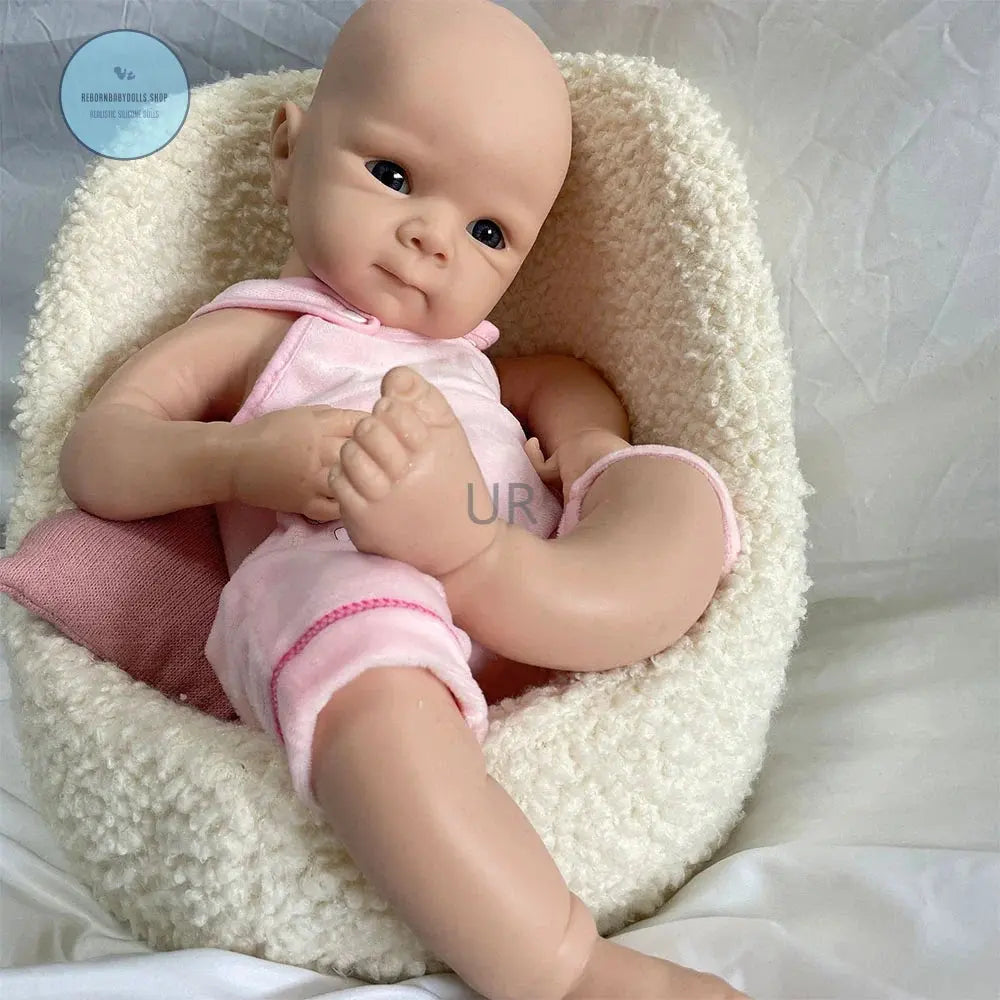 Image of Reborn Baby Dolls Unpainted 19" 100% Solid Platinum Silicone Reborn