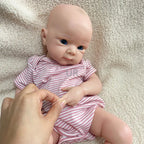 Image of Reborn Baby Dolls Unpainted 19" 100% Solid Platinum Silicone Reborn