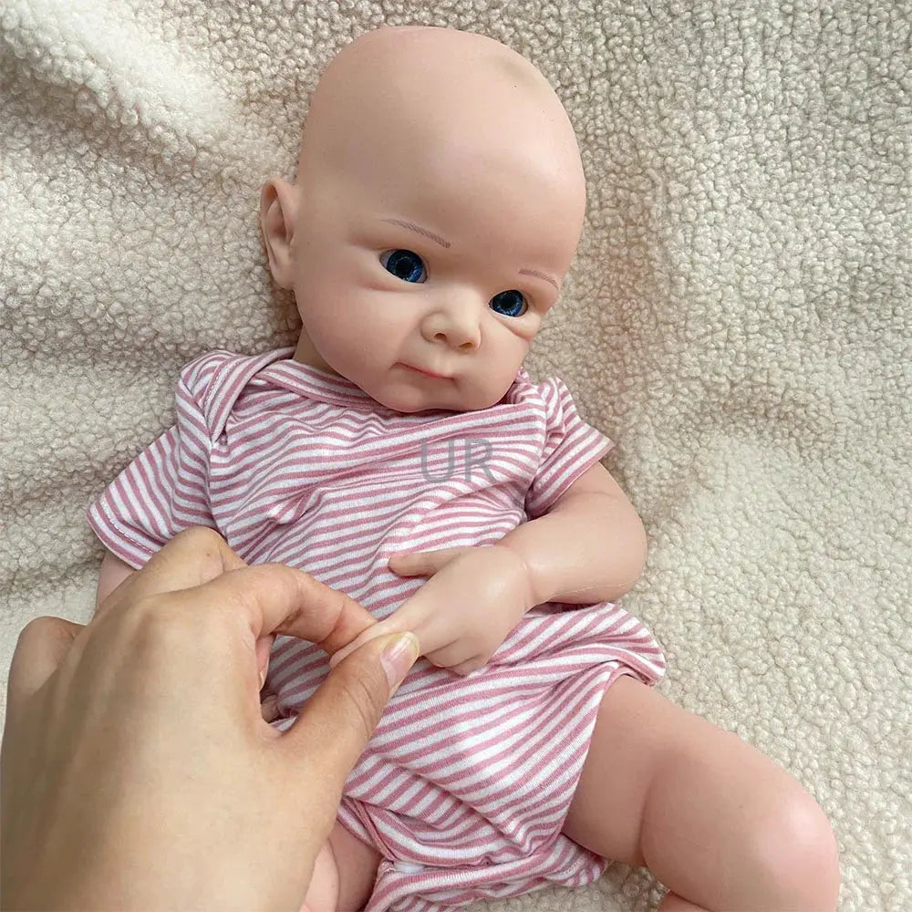 Image of Reborn Baby Dolls Unpainted 19" 100% Solid Platinum Silicone Reborn