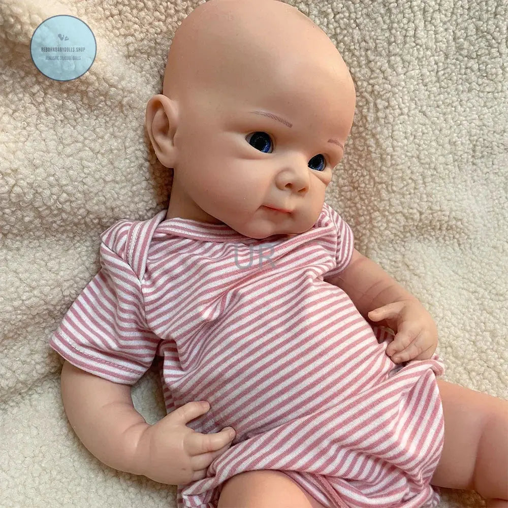 Image of Reborn Baby Dolls Unpainted 19" 100% Solid Platinum Silicone Reborn