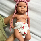 Image of Reborn Baby Dolls Unpainted 19" 100% Solid Platinum Silicone Reborn