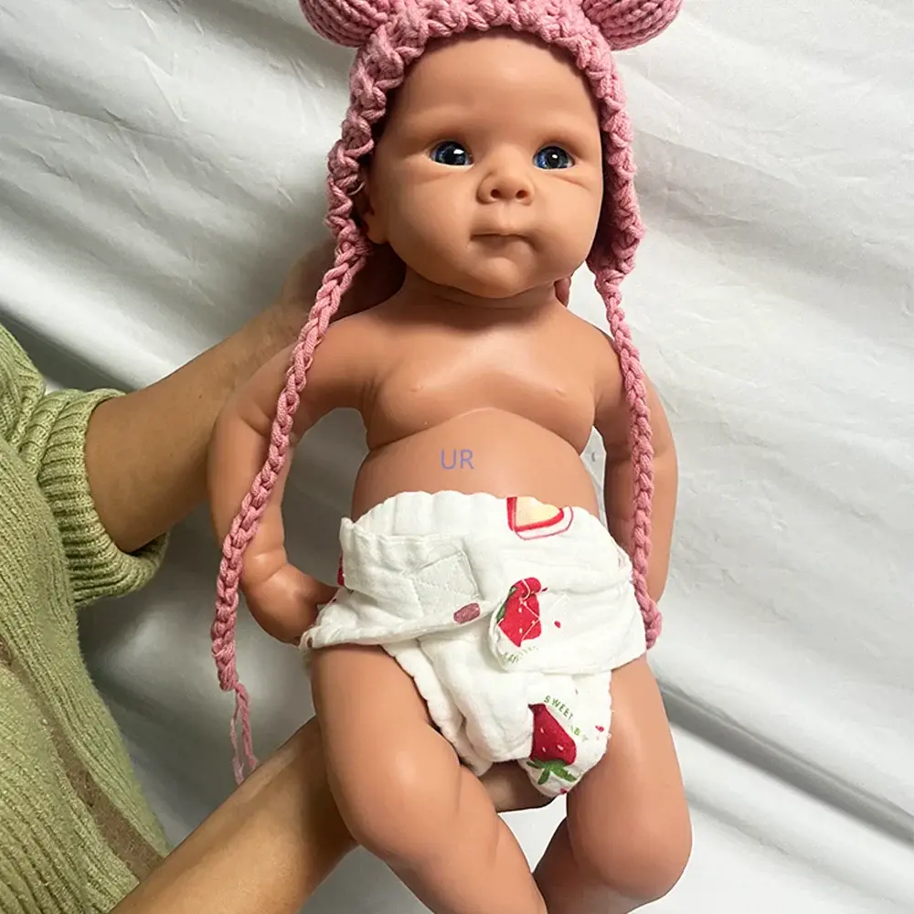 Image of Reborn Baby Dolls Unpainted 19" 100% Solid Platinum Silicone Reborn