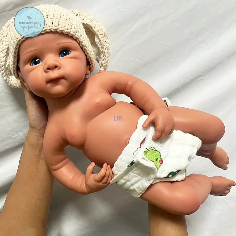 Image of Reborn Baby Dolls Unpainted 19" 100% Solid Platinum Silicone Reborn
