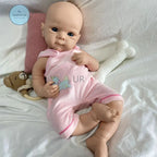 Image of Reborn Baby Dolls Unpainted 19" 100% Solid Platinum Silicone Reborn