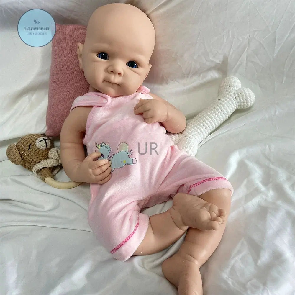 Image of Reborn Baby Dolls Unpainted 19" 100% Solid Platinum Silicone Reborn