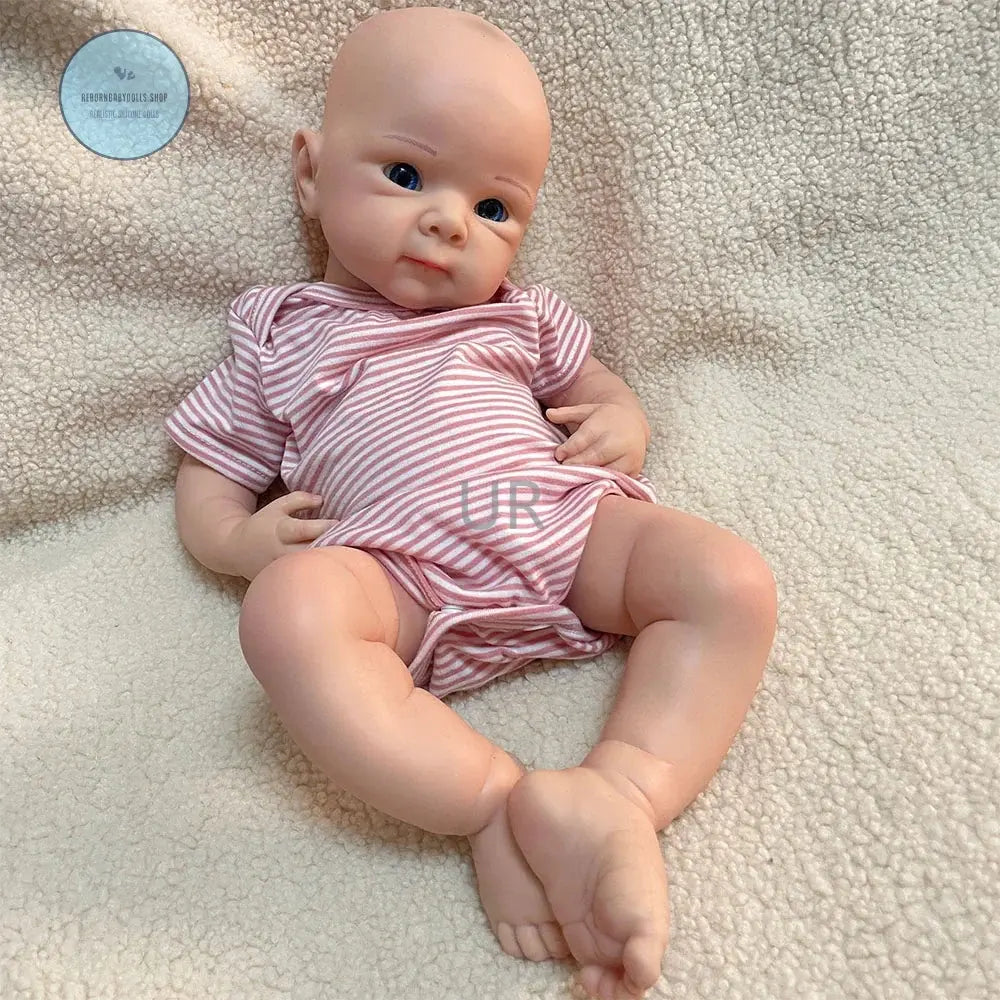 Image of Reborn Baby Dolls Unpainted 19" 100% Solid Platinum Silicone Reborn