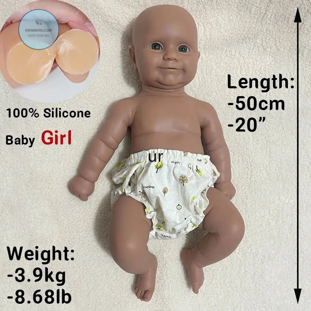 Image of Reborn Baby Dolls Washable 20 Inch Full Body Realistic Silicone