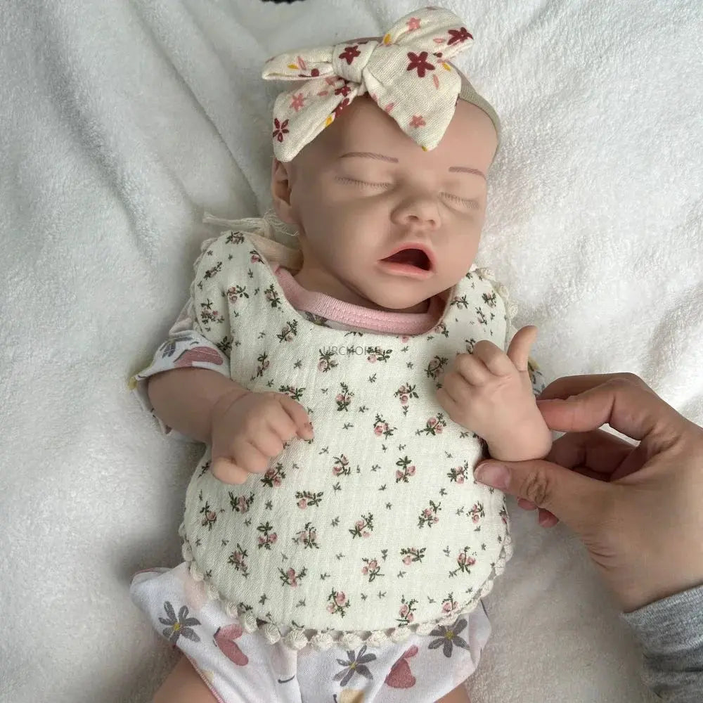 Image of Reborn Baby Dolls Realistic 45Cm Silicone Reborn Baby Girl Lifelike