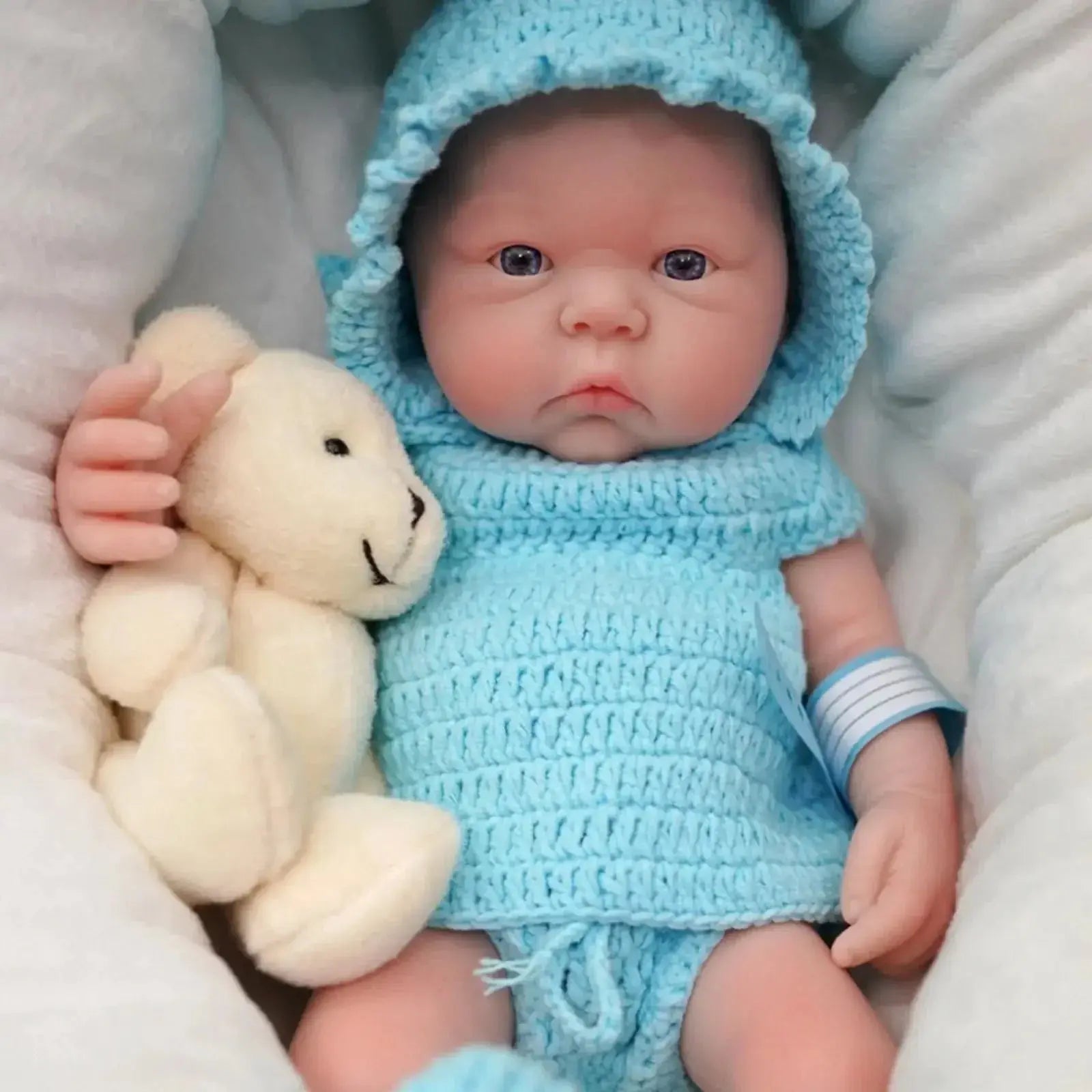 Image of Reborn Baby Dolls 12 Inch Cute Full Body Soft Silicone Baby Doll Girl