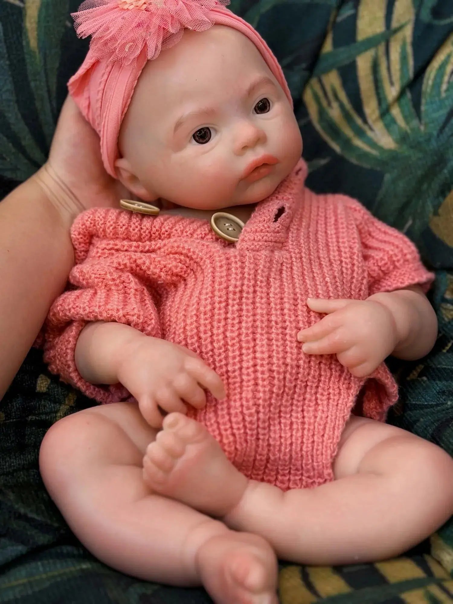 Image of Reborn Baby Dolls 18Inch Open Mouth Meadow Bebe Girl Reborn Baby Doll