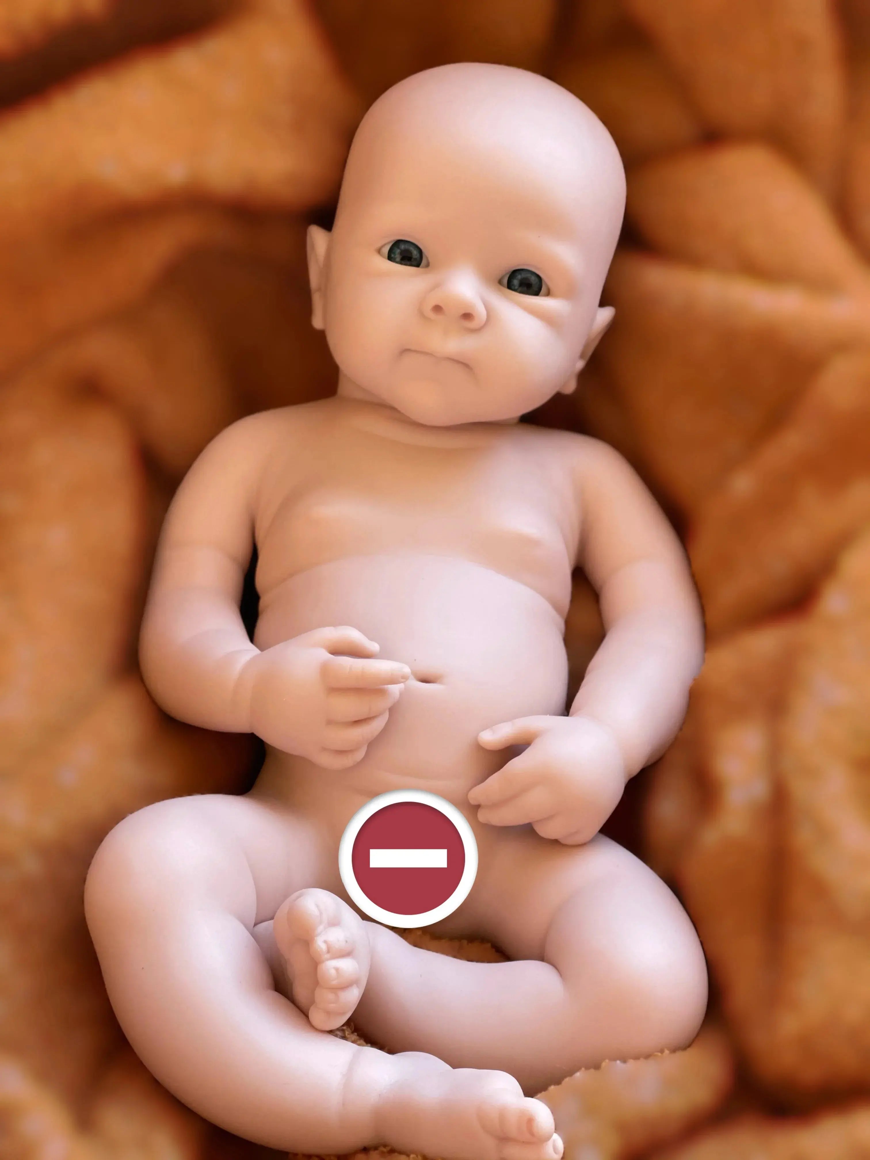 Image of Reborn Baby Dolls 18Inch Unpainted Girl Bettie Reborn Dolls Open