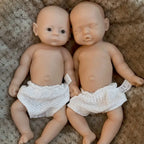 Image of Reborn Baby Dolls 2Styles/10Inch Washable Full Body Silicone Bebe