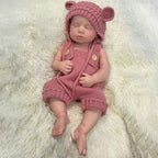 Image of Reborn Baby Dolls Artificial Soft Full Body Platinum Silicone Painted