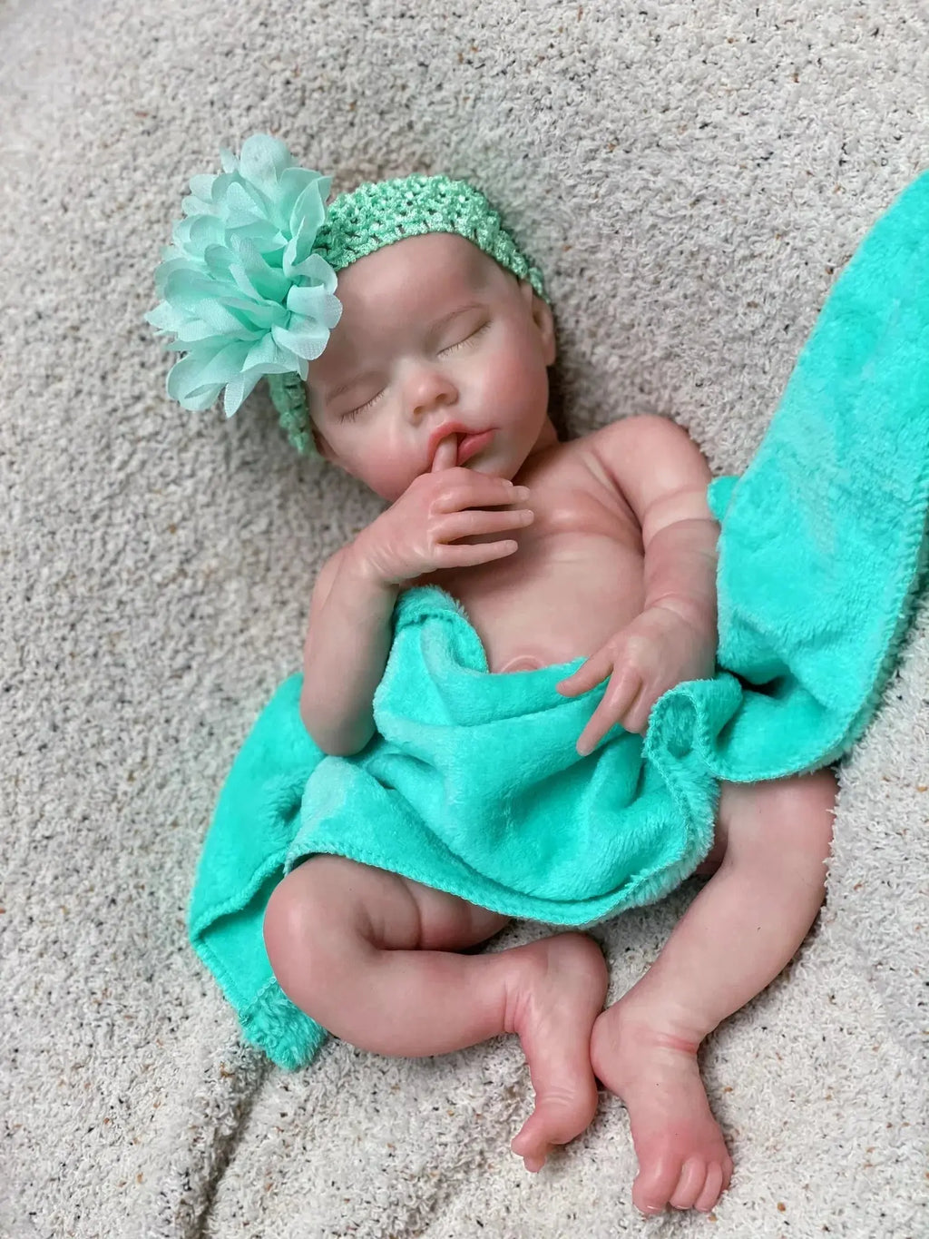 Image of Reborn Baby Dolls 40Cm Twins B Solid Silicone Bebe Reborn Girl With