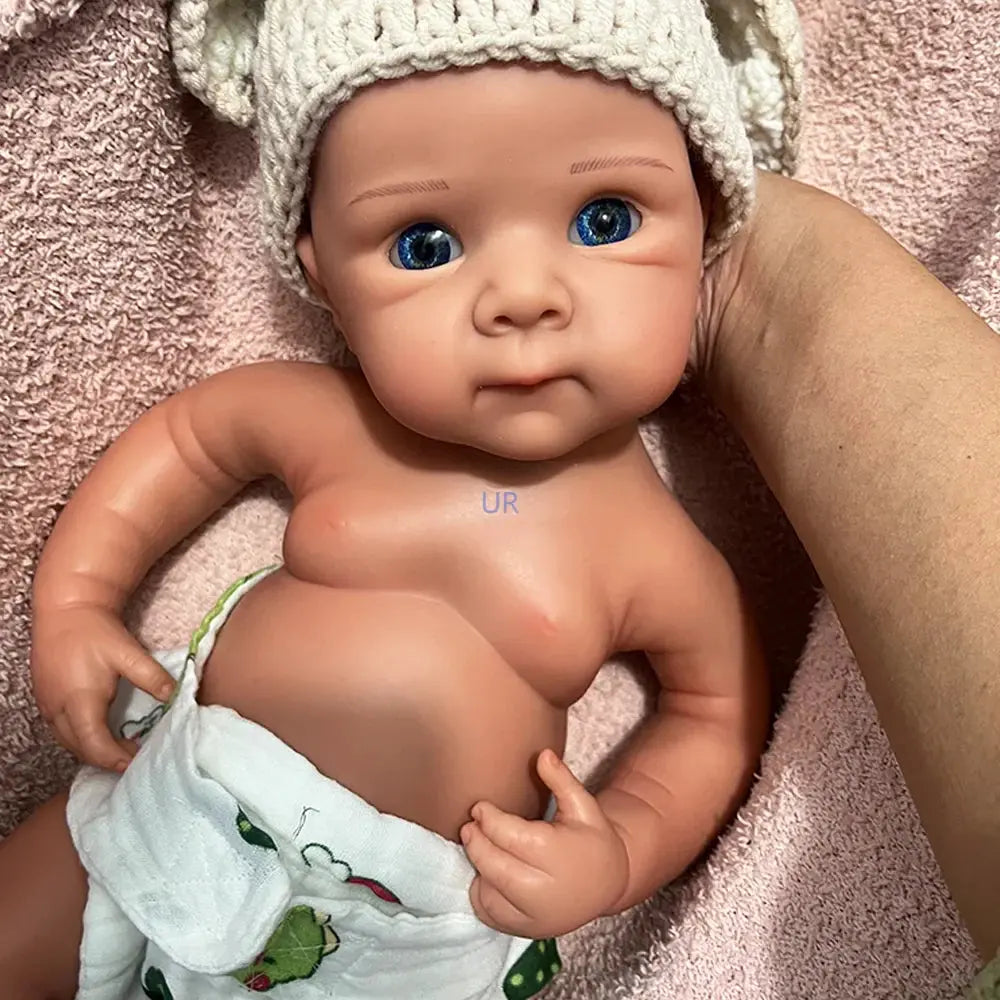 Image of Reborn Baby Dolls Cute 19-Inch Full-Body Silicone Reborn Baby Doll –