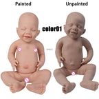 Image of Reborn Baby Dolls Diy Lifelike 17Inch Flexible Silicone Reborn Doll