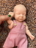 Image of Reborn Baby Dolls 25Cm Unpainted Silicone Girls Whole Body Soft Solid
