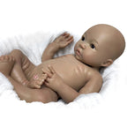 Image of Reborn Baby Dolls 18 Inch Full Solid Bebe Reborn Silicone Painted 