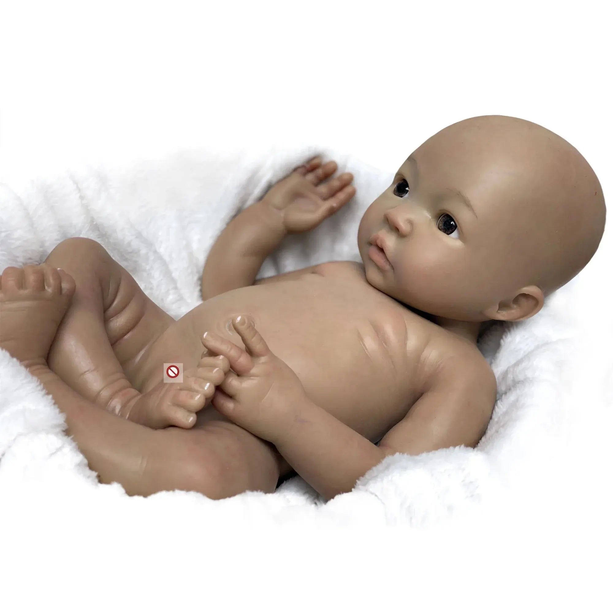 Image of Reborn Baby Dolls 18 Inch Full Solid Bebe Reborn Silicone Painted 