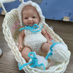 Image of Reborn Baby Dolls Lifelike Reborn Baby Doll 7 Inch Mini Full Body