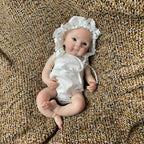 Image of Reborn Baby Dolls 13Inch Cute Girl Bettie Reborn Dolls Open Mouth
