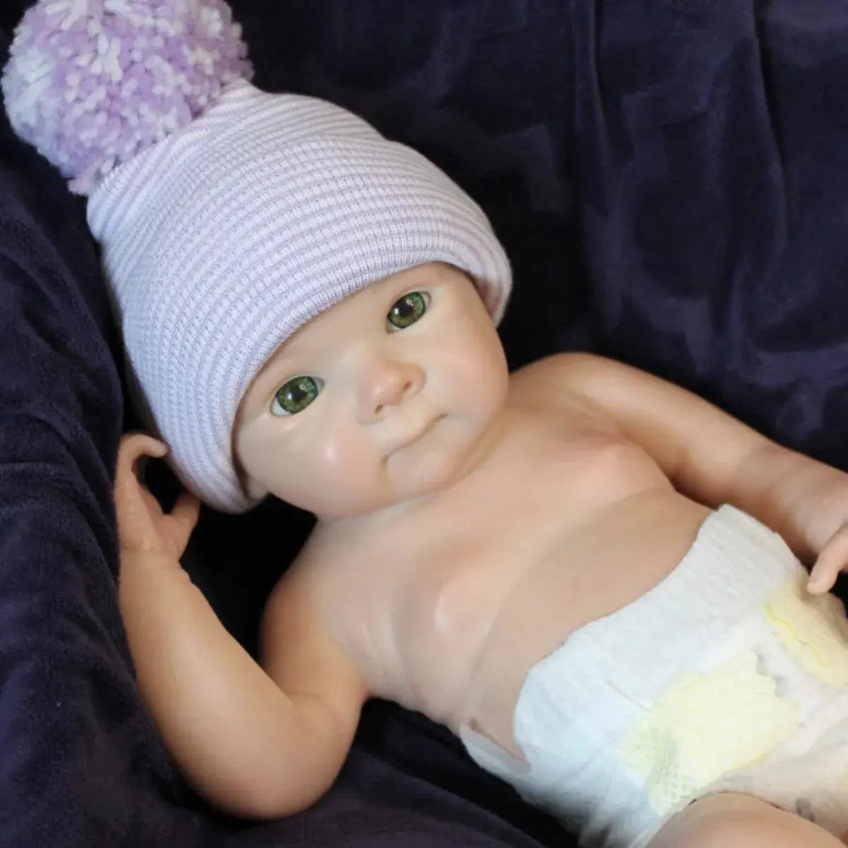 Image of Reborn Baby Dolls 33Cm Open Mouth Girl Bettie Reborn Doll Full Body